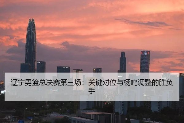辽宁男篮总决赛第三场：关键对位与杨鸣调整的胜负手